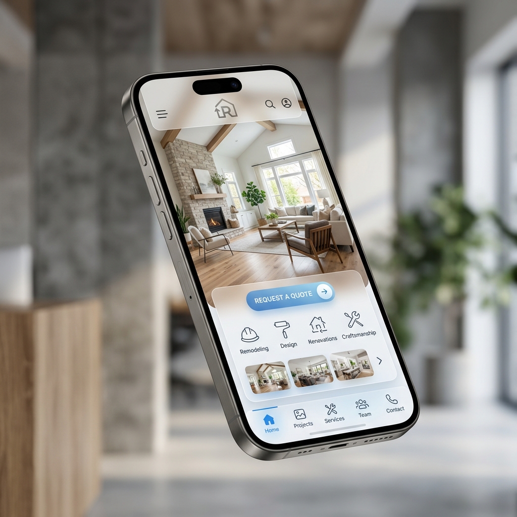 Site de Remodelações em Telemóvel